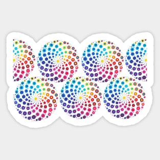 Deeply dotty fun Sticker